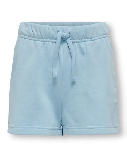 Only Kids Drawstring Closure Shorts - Blue