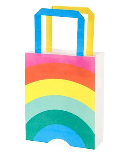 Talking Tables Birthday Bright Rainbow Treat Bag Pack of 8 - Multicolour