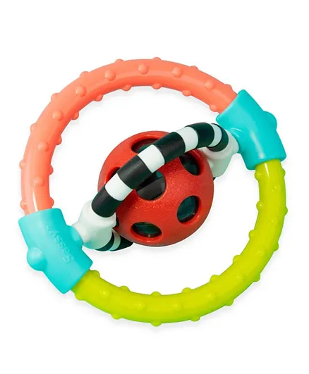 Sassy Sassy Spin and Chew Flex Ring Rattle