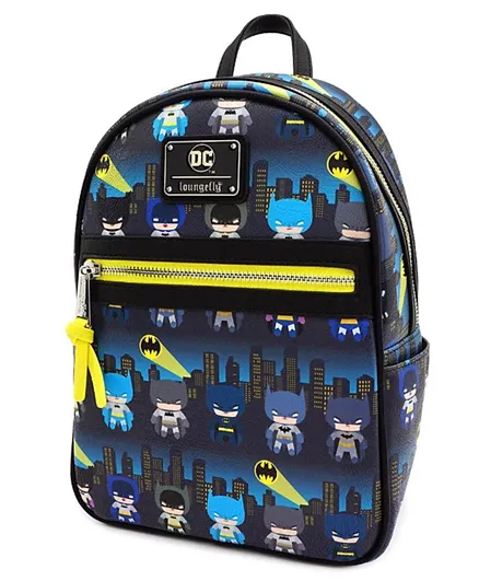 Loungefly Batman 80th Anniversary Chibi Mini Faux Leather Backpack - Multicolour