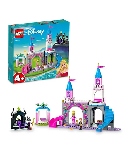 LEGO Disney Princess Auroras Castle 43211 Building Toy Set - 187 Pieces