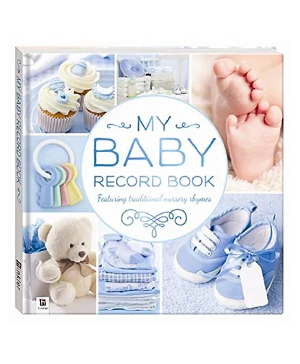 Future Books My Baby Record Book Blue - English