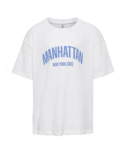 Only Kids Manhattan New York State T-Shirt - White