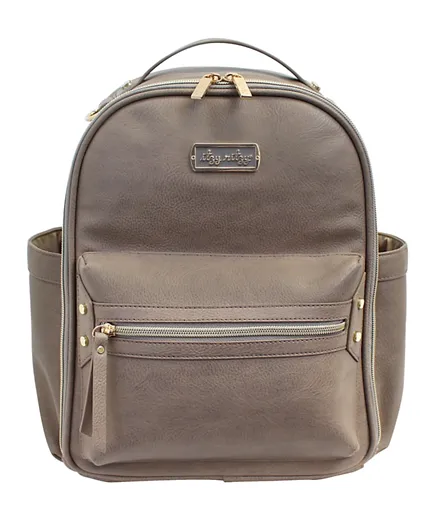 Itzy Ritzy Mini Diaper Backpack - Taupe