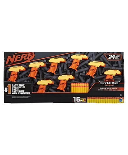 Nerf Alpha Strike Stinger SD-1 Blaster 8-Pack -- 24 Pieces