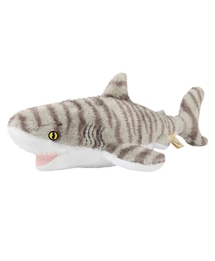 Deluxe Base Eco Buddiez Tiger Shark Medium Soft Toy - 30 cm