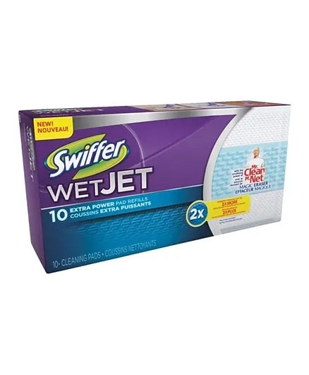 Swiffer Wet Jet Power Pads - 10 Pads