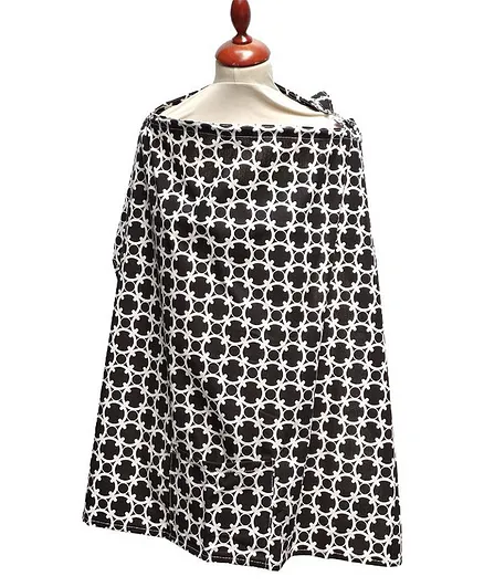 My Brest Friend Nursing Cover - Black & White Marina
