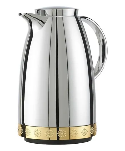 Emsa Auberge Flask With Decorative Ring - Gold/Silver, 1.8L