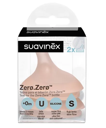 Suavinex Anticolic Breastfeeding Teat - Pack of 2