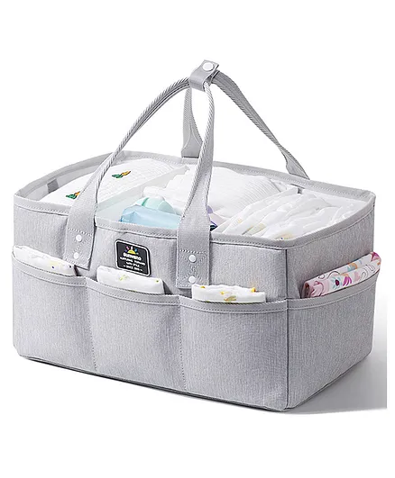 Sunveno Organizer Diaper Caddy - Grey