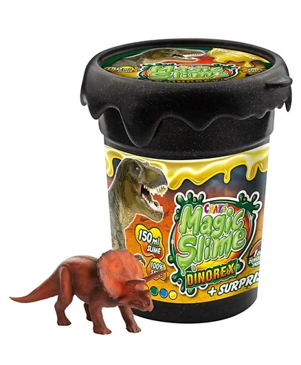 Craze Magic Slime Dino Gold Pack of 1 (Color may Vary) - 150 ml