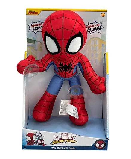 Spider Man Spidey N Amazing Friends Web Clingers Plush Toy - 23cm