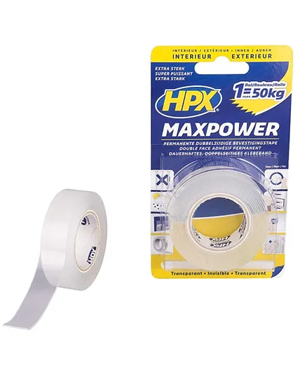 HPX Max Power Transparent Tape - Clear