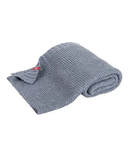 Vox Organic Knitted Blanket - Grey