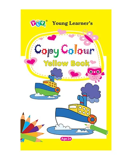 Copy Colour Yellow Book - English