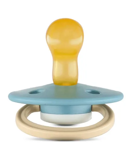 Rebael Fashion Natural Rubber Round Pacifier Size 1 - Rainy Pearly Lion