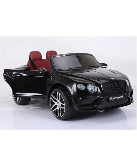 Babyhug Bentley Super Sports Licensed Battery Operated Ride On with Remote Control - Black