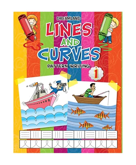 Lines And Curves Capital Letters: 1 Pattern Writing - English