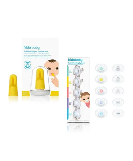 Fridababy Paci Weaning System + SmileFrida The Finger Toothbrush - 2 Pieces