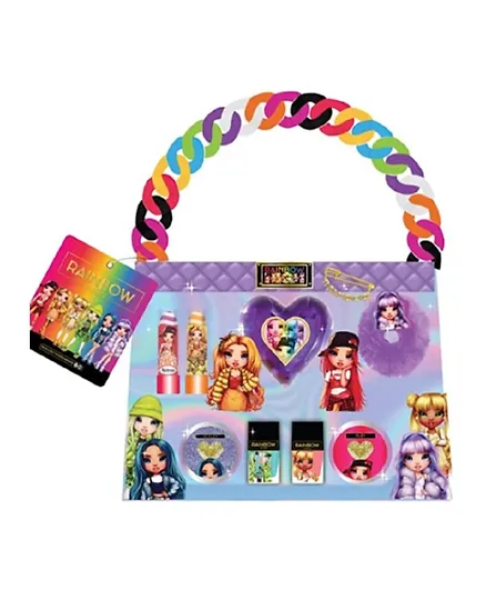 Rainbow High Chain Bag With Lip, Nail And Hair Accessories - Multicolor