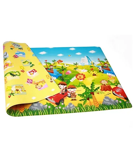 Dwinguler Baby Care Lite Play mat Safari - Multicolour