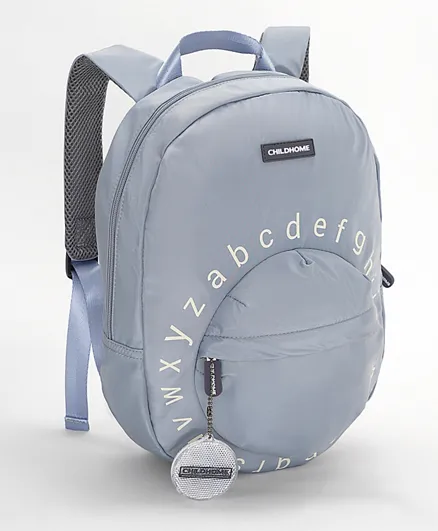 Childhome Kids School Backpack ABC - Grey Off White
