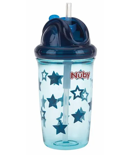 Nuby Flip It Cup made with Tritan Blue- 300ml