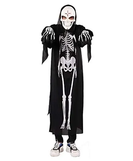 Brain Giggles Skeleton Halloween Costume - Black