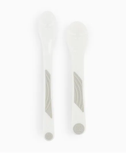 Twistshake Feeding Spoon Set Pack of 2 - White