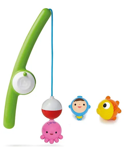 Munchkin Gone Fishing Rod & Reel Bath Toy Set - Multicolour