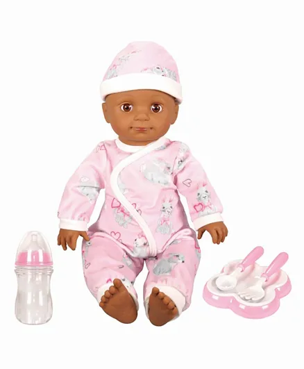 Lotus Soft-bodied Baby Doll Afro-American (No Hair)  - 45.72cm