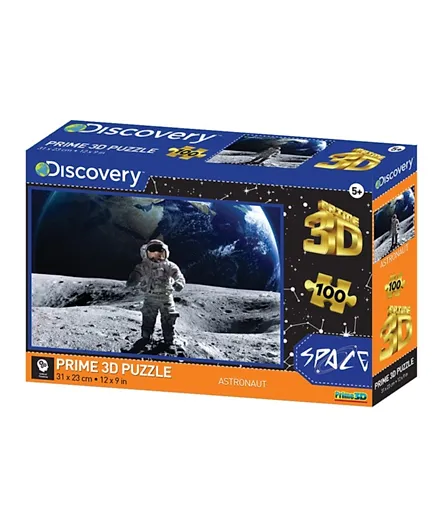 Prime 3D Discovery Licensed Astronaut 3D Puzzle - 100 Pieces
