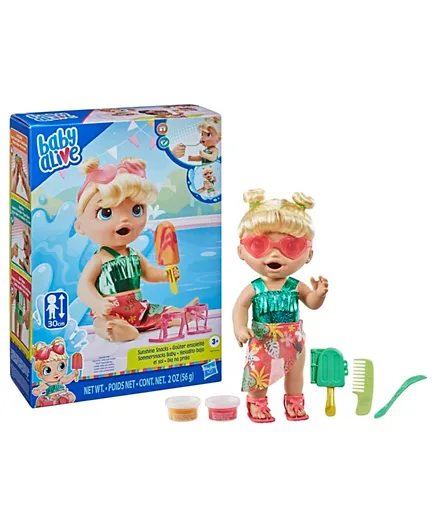 Baby Alive Sunshine Snacks Doll with Accessories