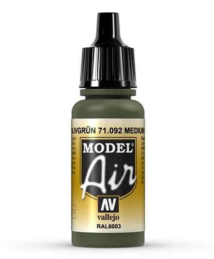 Vallejo Model Air Paint 71.092 Medium Olive - 17ml