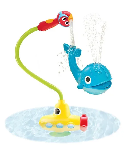 Yookidoo Submarine Spray Whale Bath Toy - Multicolor