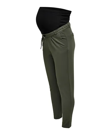 Only Maternity Mama Poptrash Trousers - Peat