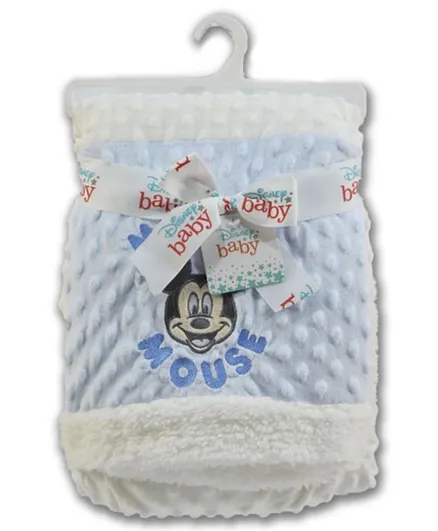 Disney Baby Mickey Mouse Blanket - Blue