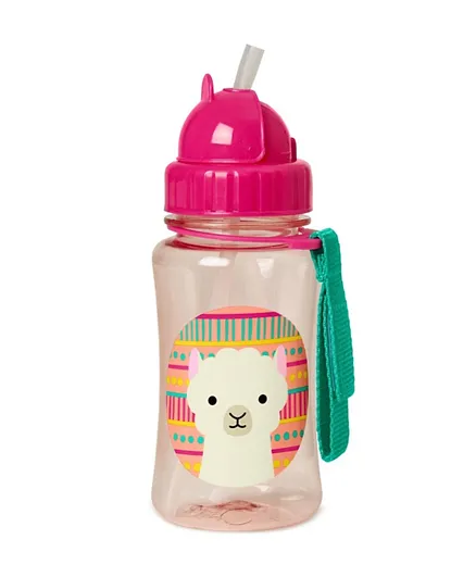 Skip Hop Llama Zoo Straw Bottle - 390ml