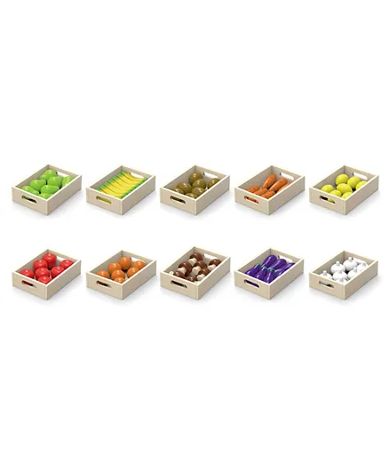فيغا - مجموعة صندوق الفواكه والخضروات - متعددة الألوان