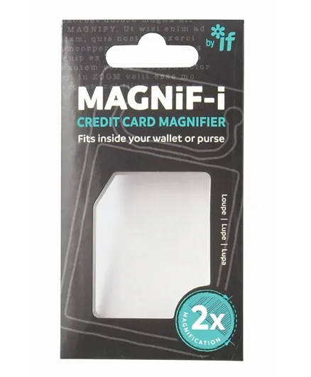 IF MAGNiF-i Credit Card Magnifier