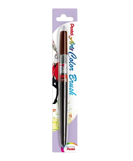 قلم فرشاة الألوان بنتل بليستر - سيبيا