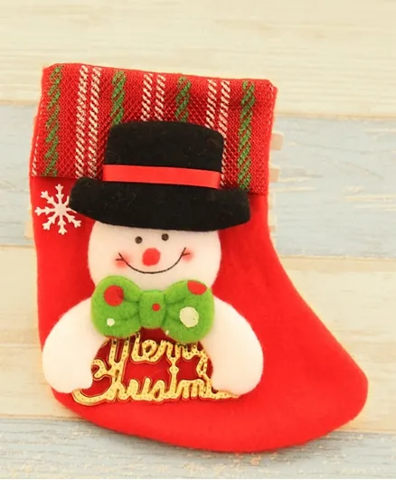 Babyqlo Christmas Holiday Decorative Small Stockings - Red