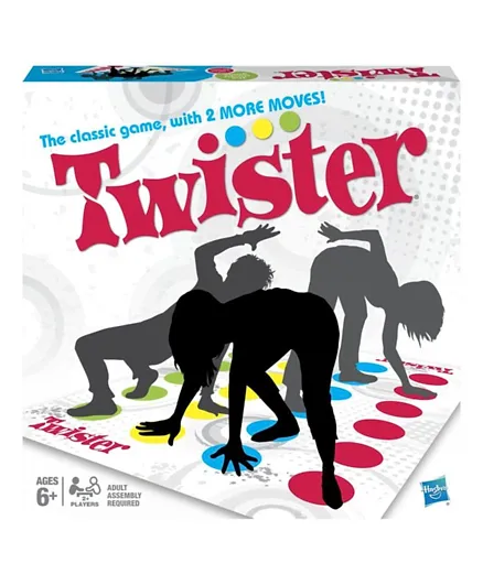 Twister Game with Spinners Choice and Air Moves - 2 or More Players