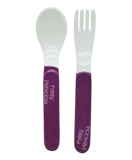 Dinewell Kids Spoon & Fork - Fair Princess