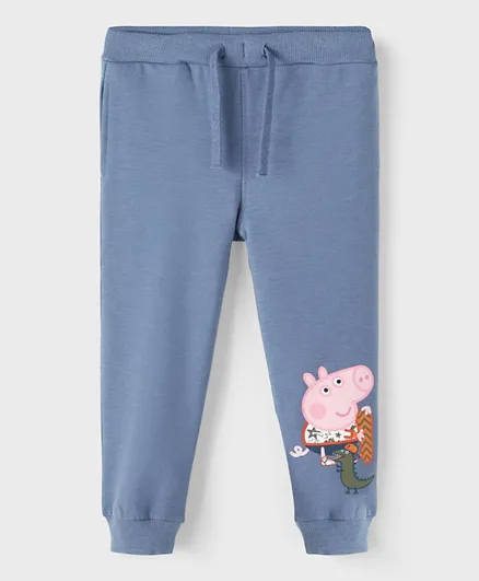Name It Peppa Pig Graphic Joggers - China Blue
