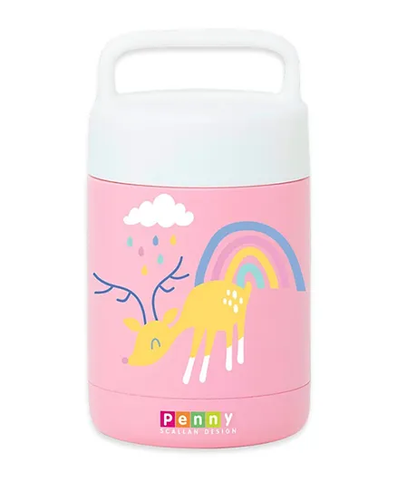 Penny Scallan Rainbow Days Thermal Flask Pink - 350mL