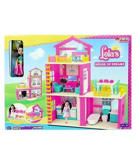 Dede Lola's House of Dreams Dollhouse - Pink
