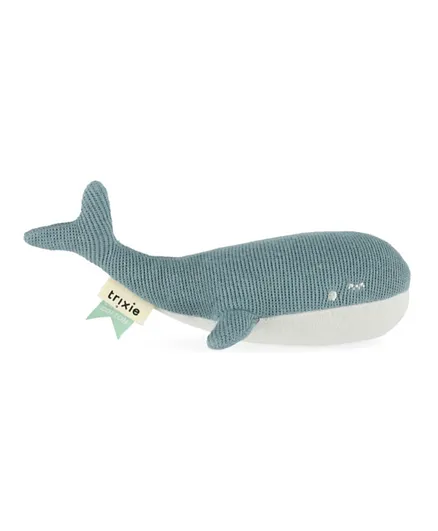 Trixie Squeaker Whale Soft Toy