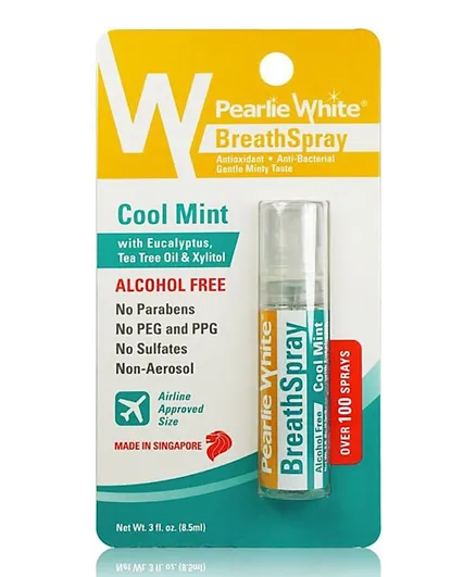 Pearlie White Instant Breath Freshening Sprays Coolmint - 8.5mL